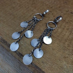 Kolczyki - blaszki na kole