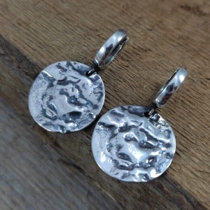 Gniecione blaszki - kolczyki