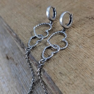 Kolczyki - dwa serca