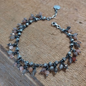 Bransoletka - delikatna z kamienia słonecznego