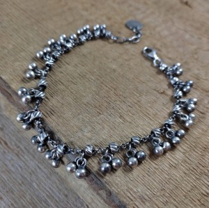 Bransoletka - srebrne kule