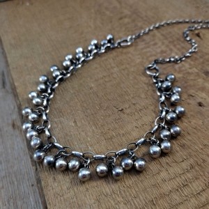 Naszyjnik - srebrne kule